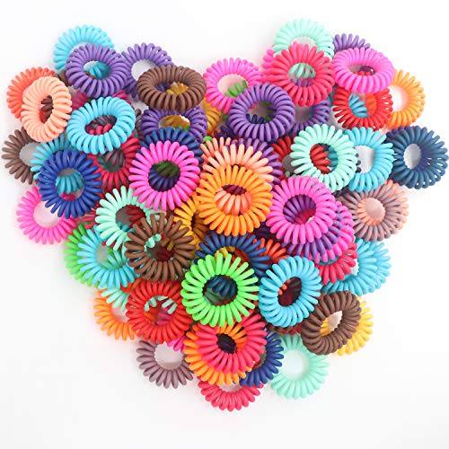 50Pcs Spiral Hair Ties