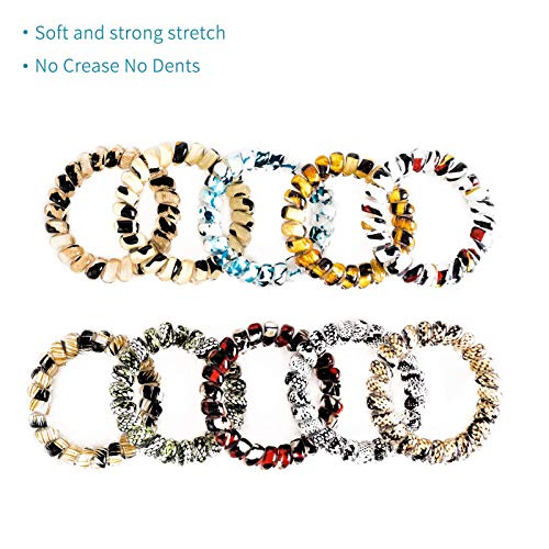 30pcs Spiral Ponytail Holder