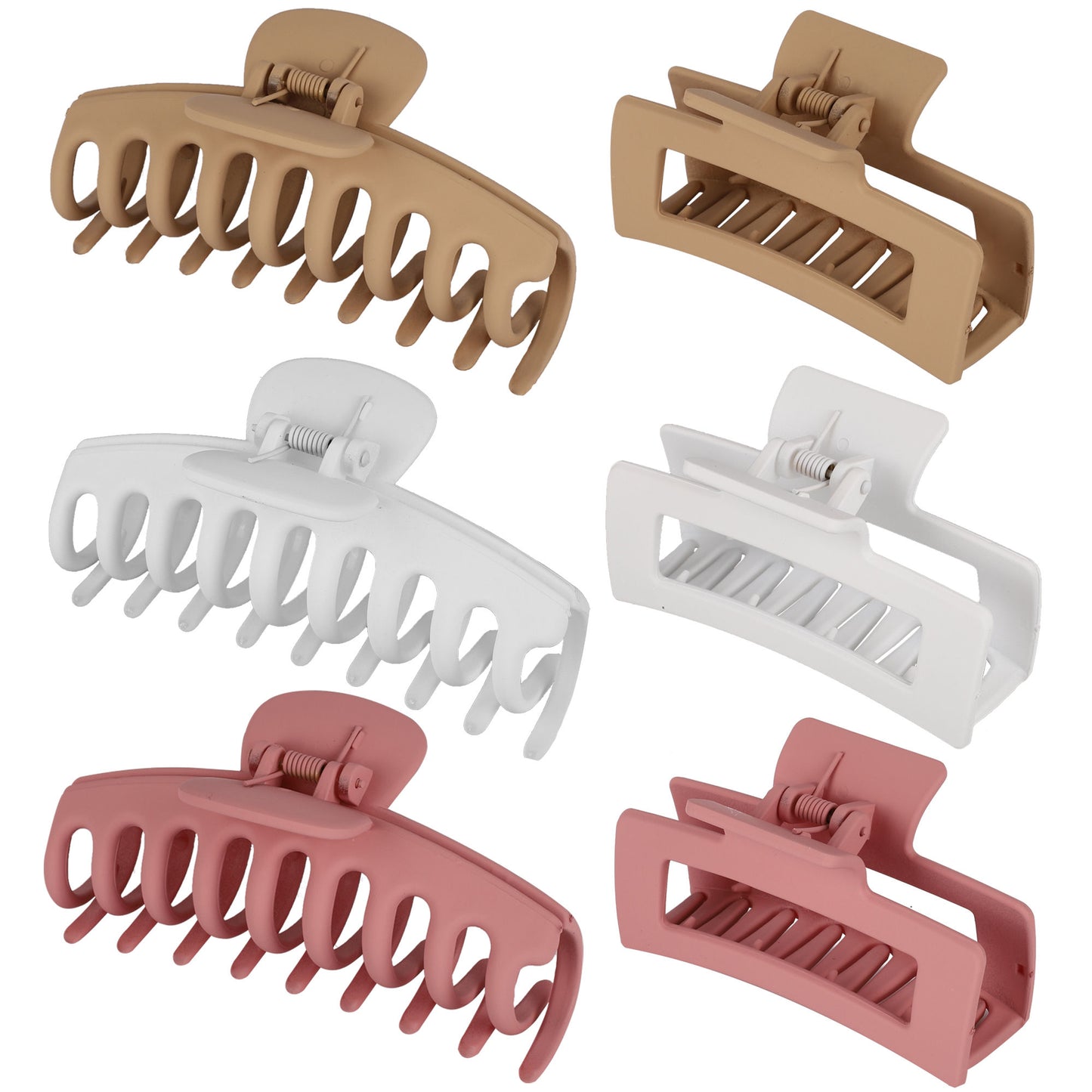 6pcs Hair Claw Clips