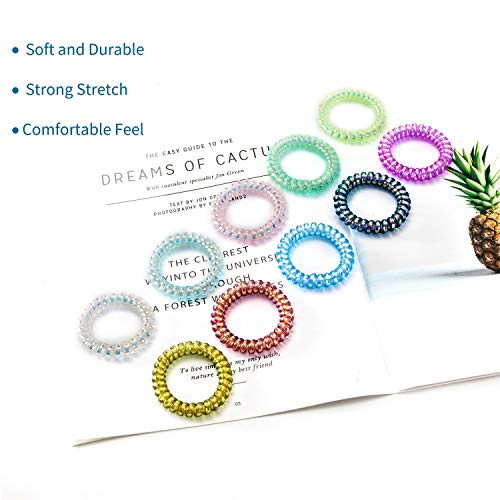 30Pcs Spiral Hair Ties