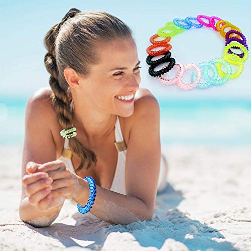 50pcs Spiral Hair Ties