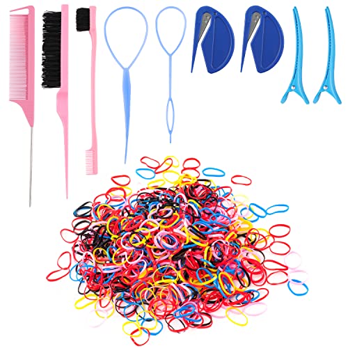 Rubber Hair Bands Elastic Cutter (Pink)