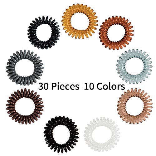 50pcs Spiral Hair Ties Small