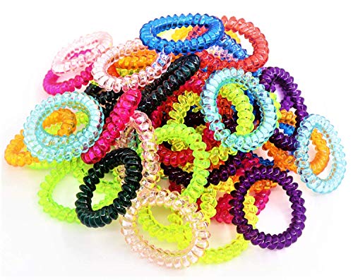 50pcs Spiral Hair Ties