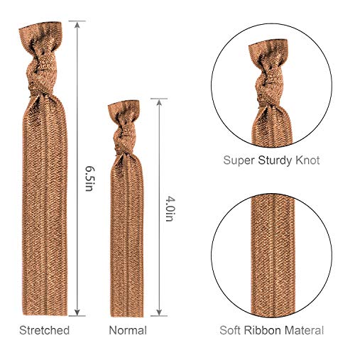 300pcs Elastic Hair Ties Ribbons
