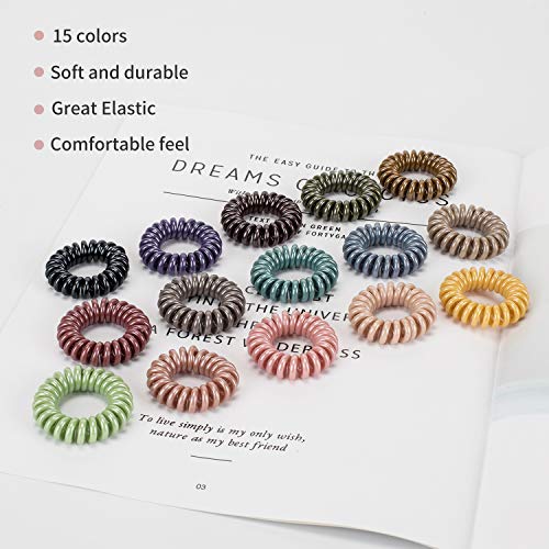 30pcs Hair Ties Coil