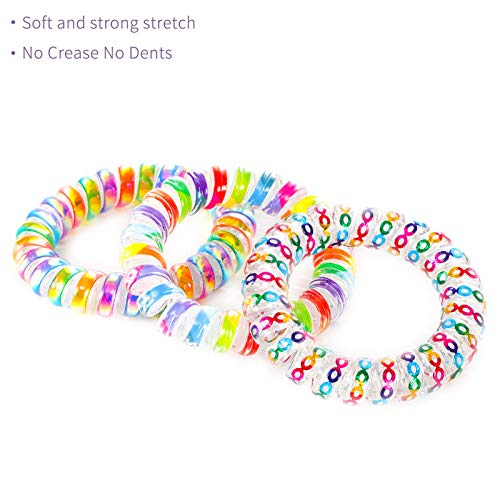 15pcs Rainbow Hair Coils