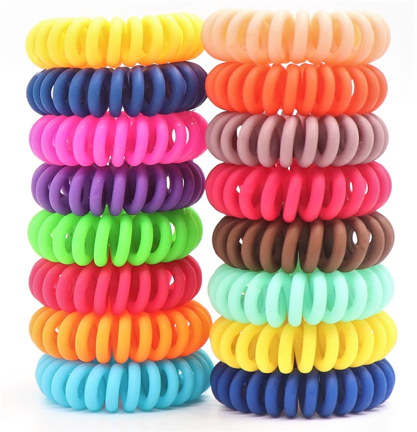 50Pcs Spiral Hair Ties